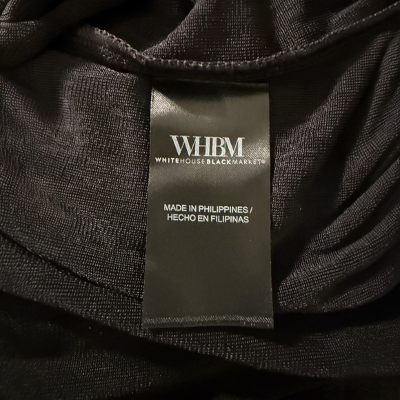 WHBM Metallic Surplice Top NWT - Picture 13 of 14